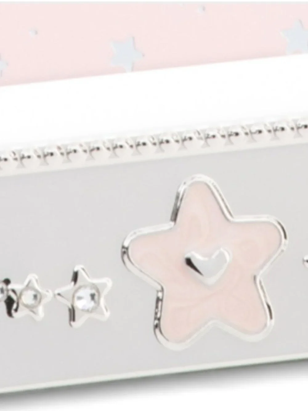 NWT Wallace 3 X 3 Baby Pink Star Nickel-plate Frame